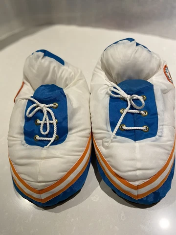 Vintage Miami Dolphins NFL Slippers Carousel By Guy Size Large Cover