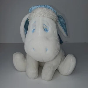 Disney 12" Snowflake Eeyore Winnie The Poo Pals White Blue Plush Stuffed Toy  - Picture 1 of 11