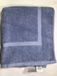 Signature Collection 100% Cotton Bath Math 21 x 34 In BLUE - Picture 1 of 2