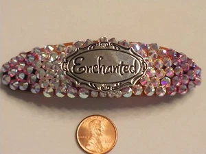 Crystals & ENCHANTED Jewelry Barrette HANDMADE & FABULOUS! - Picture 1 of 6