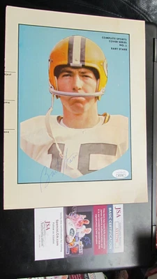 BART Starr signed Photo JSA Certified - Image 1 of 3