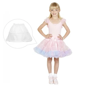 1 pieza Niños Tutú Falda Hueso Conjunto Vestido Soporte (Blanco) Alforja Corta - Imagen 1 de 12