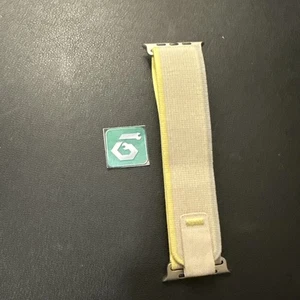 Apple Watch Ultra Trail Loop 49mm (42/44/45) Genuine OEM Yellow/Beige M/L Used - Picture 1 of 11
