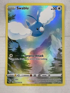 Swablu GG27/GG70 Crown Zenith: Galarian Gallery Holo Pokemon TCG NM - Picture 1 of 2