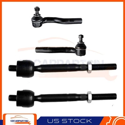 Fits Lexus SC430 Brand New 4x Front Left & Right Inside Outside Tie Rod Links - Image 1 of 4