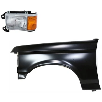 Headlight Kit For 1987-1991 Ford F-150 Driver Side Halogen with bulb(s) 2 Pc Kit - Image 1 of 4