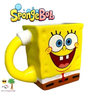 Nichelodeon Spongebob Squarepants Ceramic Cup Mug Coffee 13oz NICE! - Picture 1 of 8