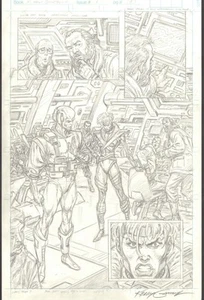 KERRY GAMMILL SIGNED 1993 X-MEN UNPUBLISHED 1/2 SPLASH-SIENA BLAZE, GAMESMASTER! - Picture 1 of 3