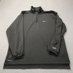VINTAGE Nike Golf Jacke Herren XL grau Tiger Woods Yin Yang 1/4 Quarter Zip 90s - Bild 1 von 9