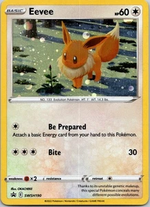 Black Star Promo Eevee SWSH190 Promo SWSH: Sword & Shield Promo Cards - Picture 1 of 2
