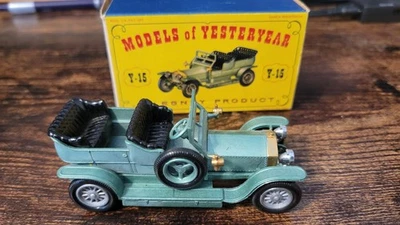 VTG Matchbox # Y-15 Models of Yesteryear Rolls Royce Silver Ghost Original Box - Image 1 of 4