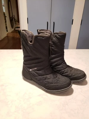 Columbia Minx Slip III Winter Snow Boots  Women 6 Waterproof Black NICE - Image 1 of 3