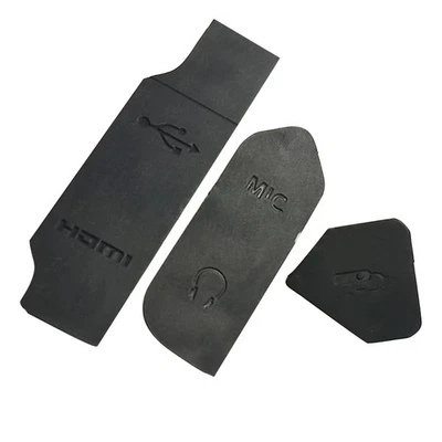 USB Leather Side Cover USB Leather Left Rubber Accessories for Canon EOSR Camera - Image 1 of 4