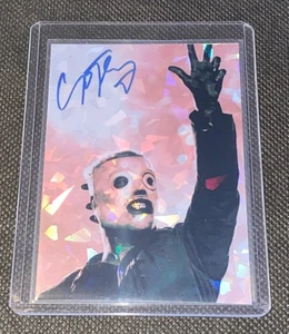 Corey Taylor Slipknot Custom Holofoil Refractor Prizm Card in top loader - Picture 1 of 3