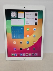 Apple iPad Pro 12.9 2nd Gen A1671 64GB Silver WIFI/Cell Unlocked 100% Battery - Afbeelding 1 van 6