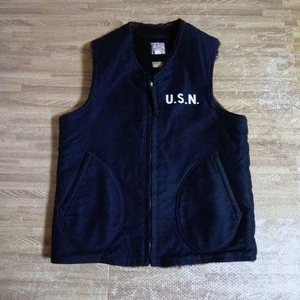 The Real McCoy's Alpaca Deck Vest - Freewheelers - Picture 1 of 15