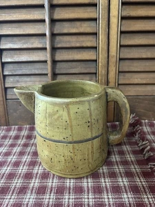 Salem Collection Primitive Treenware Short Pitcher - Picture 1 of 5