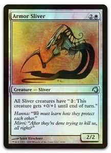 Armor Sliver #16 (Foil) (NM) Premium Deck Slivers PDS Magic MTG - Picture 1 of 2