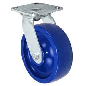 CASTERHQ - 6" Edelstahl Lenkrolle - solides Polyurethan - 1.200 Pfund Kapazität - Bild 1 von 2