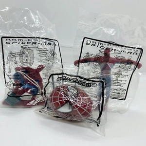 SPIDERMAN Kid's Meal Toys Lot of 3 - Bendy Whistling Antenna/Pencil Topper 2002 - Picture 1 of 4