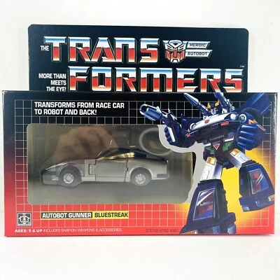 Transformers G1 Bluestreak Autobot Gunner Action Figure Reissue Toys New in Box - Image 1 of 4