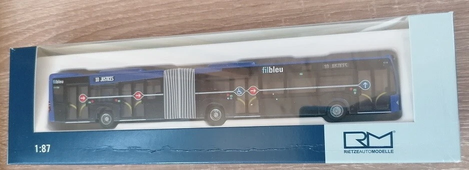 Rietze 73667 - 1/87 Mercedes-Benz Citaro G 15 ´ Filbleu (Fr - Nuovo - Immagine 1 di 1