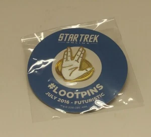 STAR TREK #LOOTPINS JULY 2018 - FUTURISTIC - Picture 1 of 1