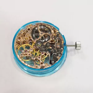 Orologio Cavato Movimento Due Lancette Mezza T17 Automatico Meccanico 6' Piccoli Secondi - Foto 1 di 4