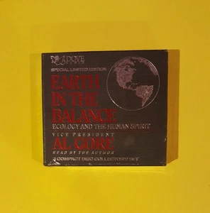 Al Gore Earth In The Balance Audio Book 3 CD Read By Author Limited Ed. Numbered - Bild 1 von 4