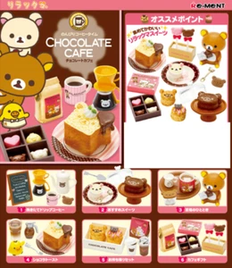 SAN-X Rilakkuma Figure Rilakkuma Chocolate Cafe Re-MeNT tutti i 6 tipi set SAN-X - Foto 1 di 1