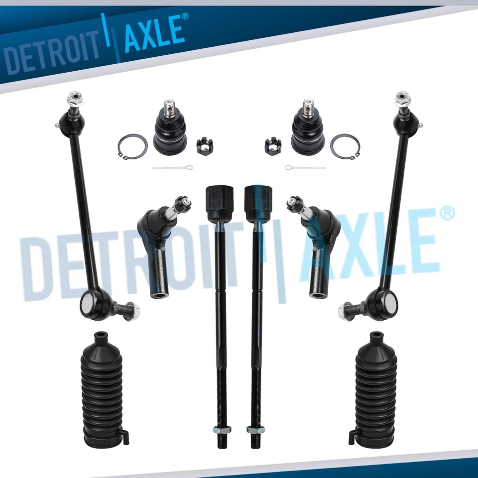 Front Lower Ball Joints Tie Rods Sway Bars for 96-07 Ford Taurus Mercury Sable - Image 1 of 4