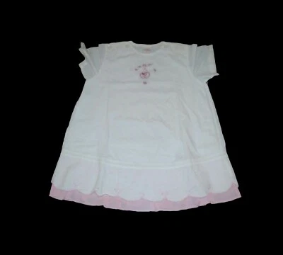 Nuevo Vestido Oilily Vintage Niños Niñas Algodón BLANCO Talla 92 2T 98 3T Foto 1 de 4