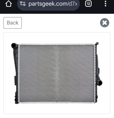 BMW 328i xDrive 2011 OSC radiador automotriz OSC automotriz 2882 Foto 1 de 4