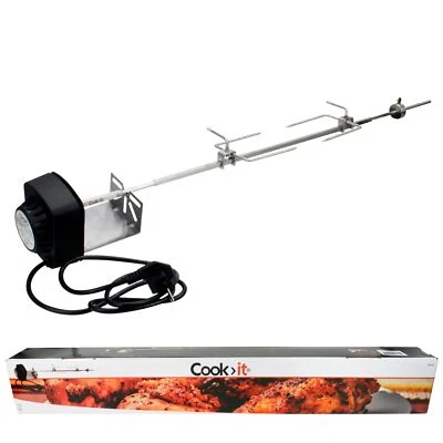Cook>it® Drehspieß für Gasgrill mit Motor - Robuster Grillspieß mit Motor Uni... - Bild 1 von 3