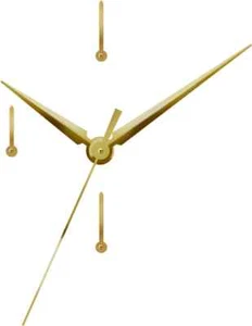 Model 8 Ronda 3540.D chronograph movement hands set aiguilles Zeigern yellowgold - Picture 1 of 1