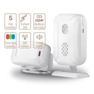 113dB Doorbell Wireless Smart Home Security Alarm Systems Burglar Alarm System - Picture 1 of 22