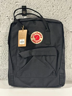 NEW Fjallraven Kanken Classic Kanken Backpack Black 23510 550 One Size