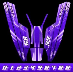 Yamaha Super Jet Square Nose - Set Decal JS 550 / Graphics / Stickers - Picture 1 of 2