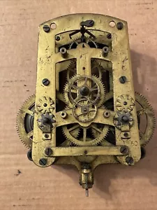 Antique Seth Thomas #50 Clock Movement Fr: Simplex Key/button Push Time Recorder - Picture 1 of 24