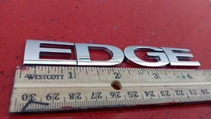07 08 09 FORD EDGE LIMITED REAR TRUNK CHROME EMBLEM BADGE SYMBOL LOGO OEM SET - Picture 1 of 2