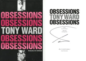 Tony Ward SIGNED AUTOGRAPHED Obsessions HC 1st Ed/1st Erotica Photographer RARE - Picture 1 of 1