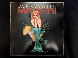 Ralph Burch Sirena Martini 9,5""x9,5"" Insegna in metallo di Vandor NUOVO Bar Bath Vandor - Foto 1 di 5