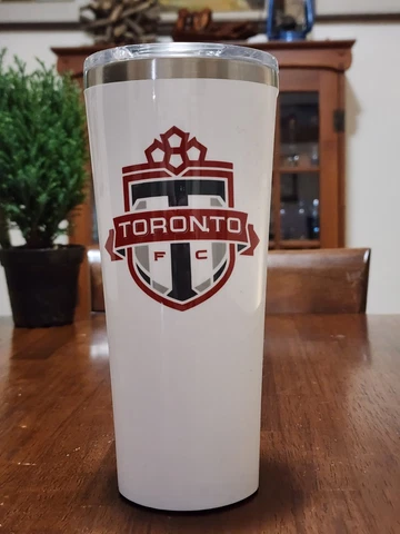 Toronto FC MLS 24 OZ Insulated Tumbler Hot & Cold FREE SHIP Cover
