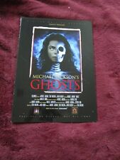 Michael Jackson Ghosts Original Cannes Festival Glossy Giant Program Rare Mint 