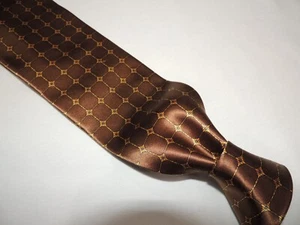 NWOT Luxury Zilli Hand Made In Italy Men's Glossy 100% Silk Necktie Tie NEW! - Picture 1 of 10