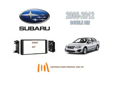 Se adapta a SUBARU IMPREZA 2008-2012 con navegación, kit de instalación de tablero para estéreo de coche, juego de herramientas Foto 1 de 2