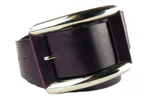 Hüftgürtel Gürtel Taillengürtel  Damengürtel violet  lila chrom breit HG18D - Bild 1 von 3