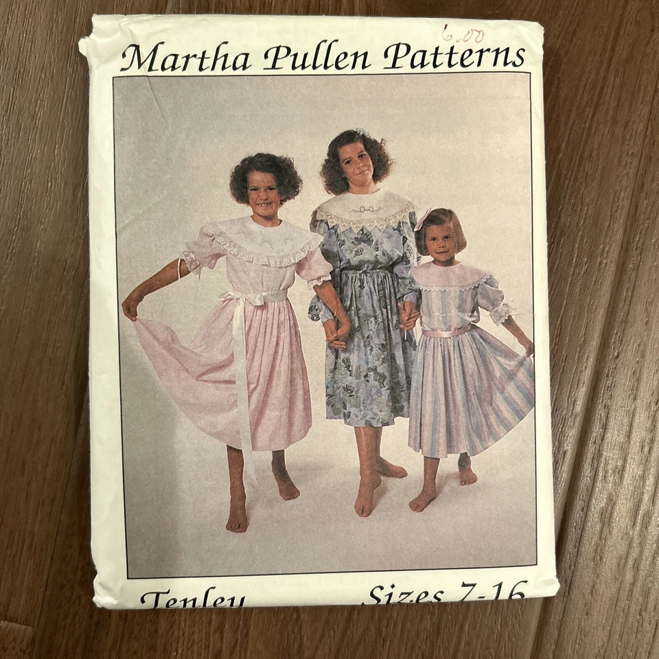 Vintage Martha Pullen Pattern Tenley Dress Sizes 7-16 - Image 1 of 1