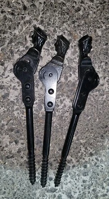 3  LOQUET BLOQUE BLOC VOLET GÂCHE FERRONNERIE FER ARRET DE FENÊTRE 22cm - Photo 1/4