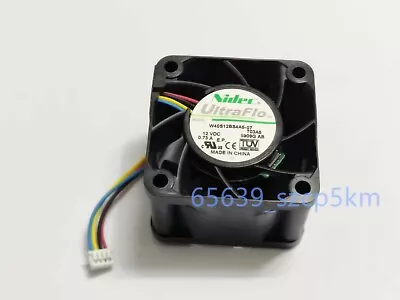 NIDEC W40S12BS4A5 40x40x28mm 12V 0.73A 4-PIN Super Micro server cooling fan - Image 1 of 3